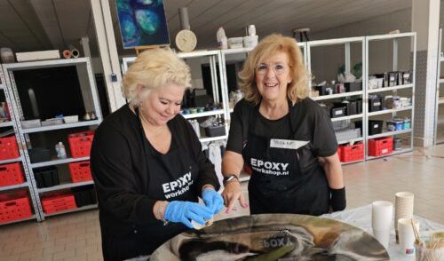 Cursus Steen- en marmerimitaties maken met epoxy